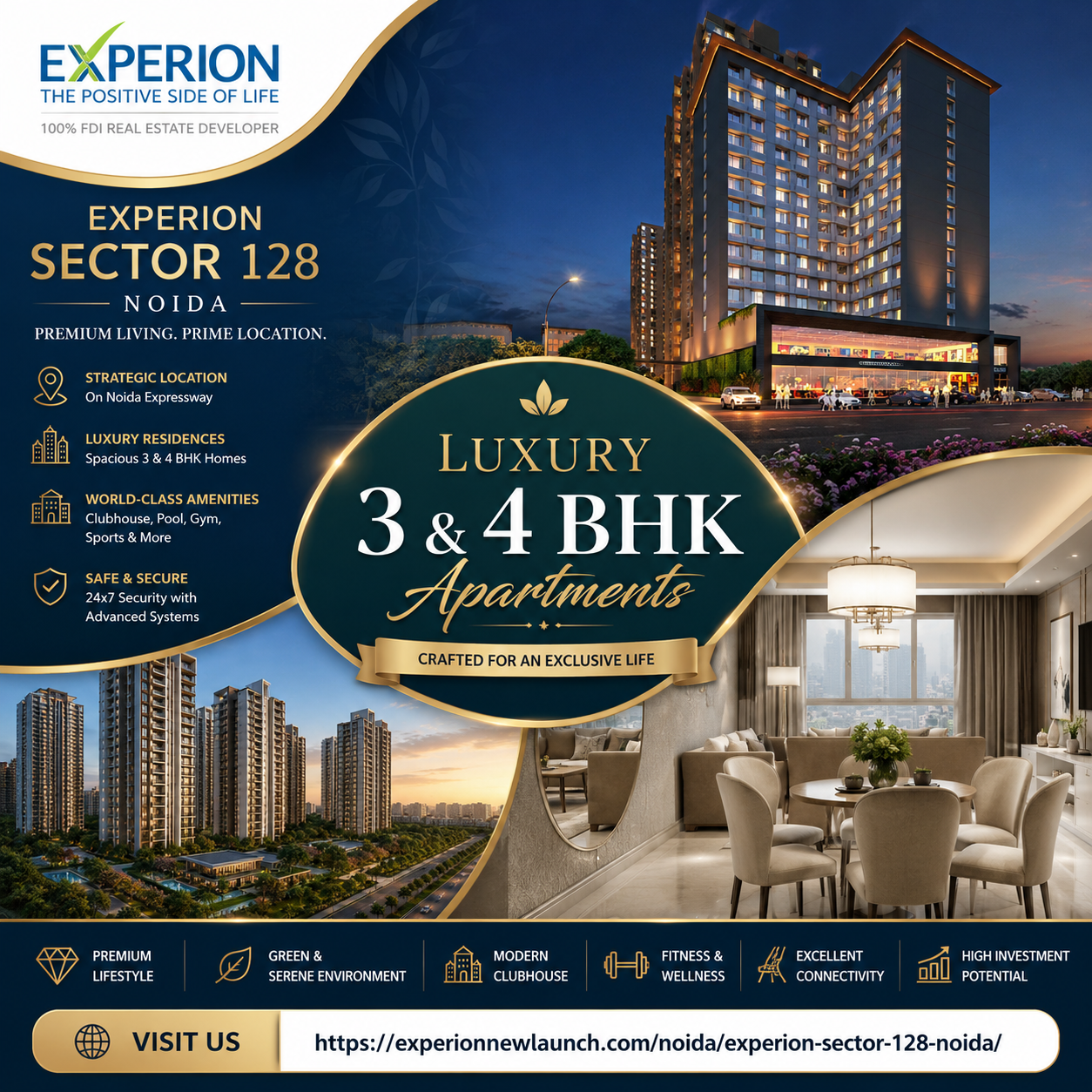 Experion Sector 128 Noida – A Modern Residential Destination for Luxury Living