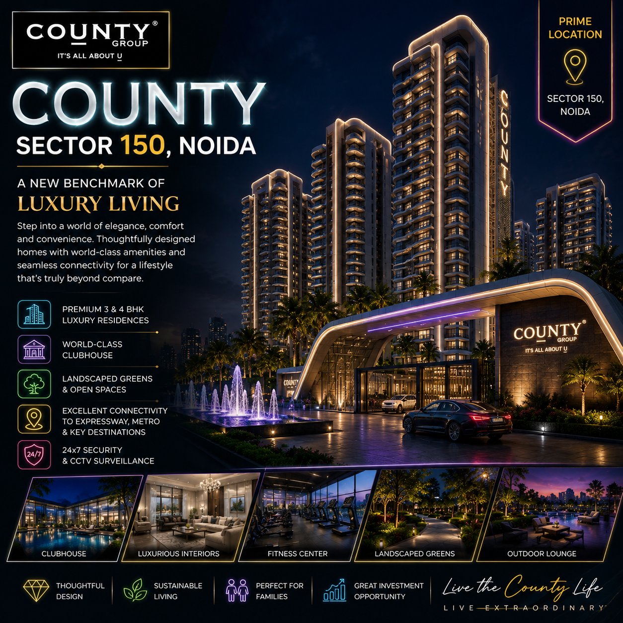 County Sector 150 Noida